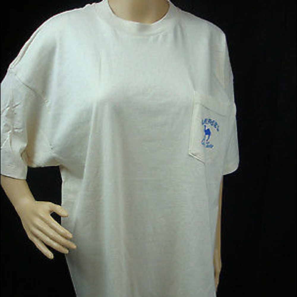 💛SOLD💛Vintage 95’ CAMEL Genuine Taste Pocket Tee - Picture 6 of 8